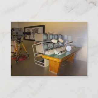 Tarjeta De Visita Antiguo estudio de TV