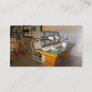 Tarjeta De Visita Antiguo estudio de TV