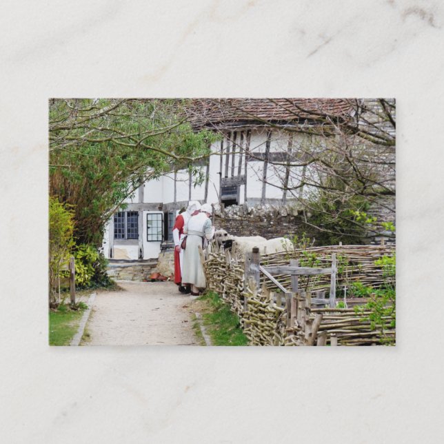 TARJETA DE VISITA ANTIGUO INGLATERRA (Anverso)