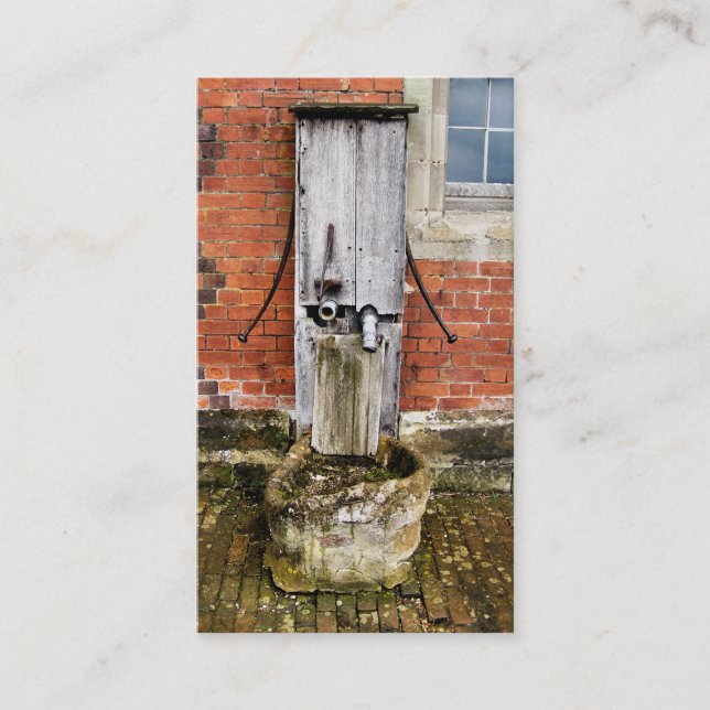 TARJETA DE VISITA ANTIGUO INGLATERRA (Anverso)