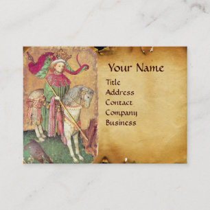 Tarjeta De Visita Antiguos tarots/Tarjetas de la Corte Alemana/Rey d