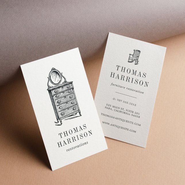 Tarjeta De Visita Antique Dresser | Mobiliario de época (Subido por el creador)