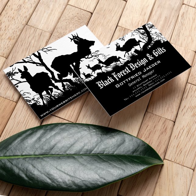 Tarjeta De Visita Antísimo ciervo de estilo alemán (Subido por el creador)