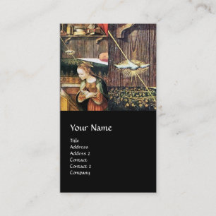 Tarjeta De Visita Anunciación, San Emidio y un OVNI