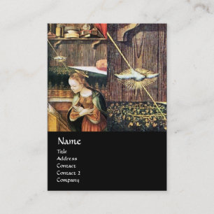 Tarjeta De Visita Anunciación, San Emidio y un OVNI