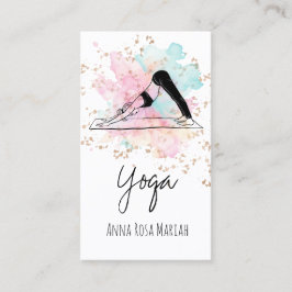 Tarjeta De Visita *~* AP33 Purpurina espiritual del arco iris de yog