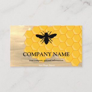 Tarjeta De Visita Apairista de miel de abeja cosechadora de miel de 