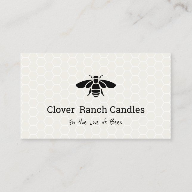 Tarjeta De Visita Apairy Honeycomb (Anverso)
