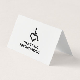 Tarjeta De Visita Aparcamiento para discapacitados