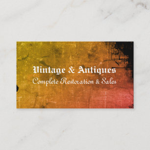 Tarjeta De Visita Apariencia vintage -