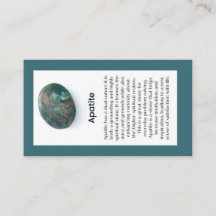 Apatite Crystal Significing Jewelry Display Gemsto