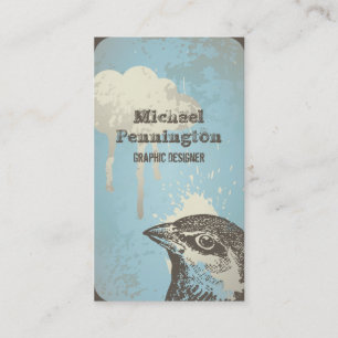 Tarjeta de visita apenada del diseño gráfico del