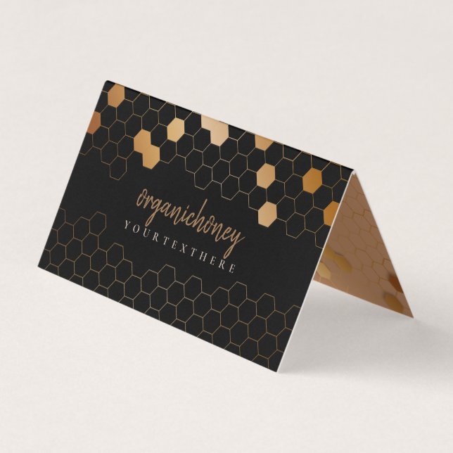 Tarjeta De Visita Apiario de Abejas de Panal (Anverso)
