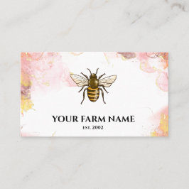 Tarjeta De Visita Apiarist Farm Beekeeper Honeyabis Honeycomb Bu