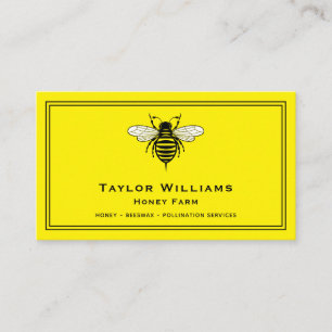 Tarjeta De Visita Apiary Beekeeper Bebe Bebe Granjero