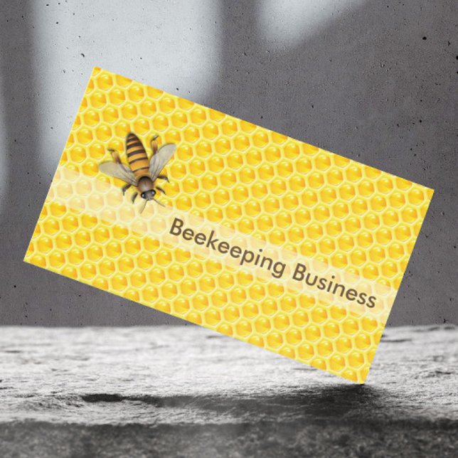 Tarjeta de visita Apiary para apicultura de Honeyc (Subido por el creador)