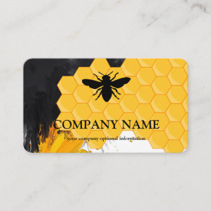 Tarjeta De Visita Apicultor de abeja de panal de miel vintage