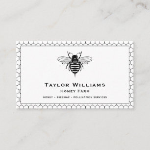 Tarjeta De Visita Apicultura Apicultura Apicultor Granja de Abejas d