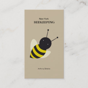 Tarjeta De Visita apicultura de abeja kawaii