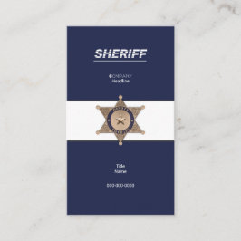 Tarjeta De Visita Aplicación de la ley