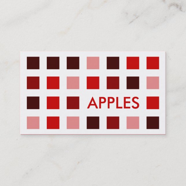 Tarjeta De Visita APLICACIONES (cuadrados mod) (Anverso)