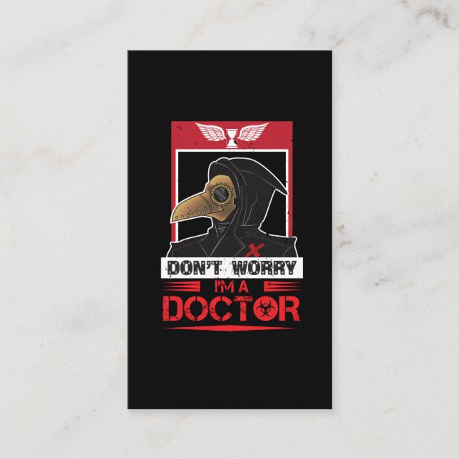 Tarjeta De Visita Apocalipsis de Steampunk de las gafas del médico (Anverso)