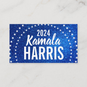 Tarjeta De Visita Apoyo a Kamala Harris 2024 Progreso y unidad