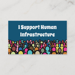 Tarjeta De Visita Apoyo la infraestructura humana