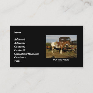 Tarjeta De Visita Appaloosa Motivation Business Card
