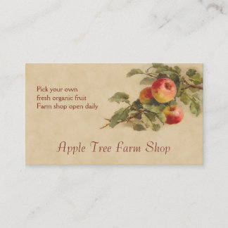 Tarjeta De Visita Apple da fruto las ventas