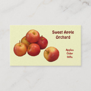 Tarjeta De Visita Apple Orchard