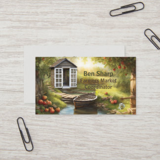 Tarjeta De Visita Apple Orchard