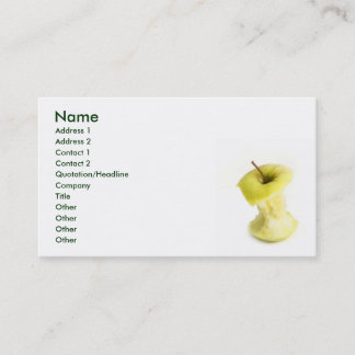 Tarjeta De Visita Apple quita el corazón