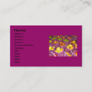 Tarjeta De Visita Apples Business Card