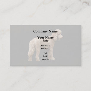Tarjeta De Visita Apricot Poodle