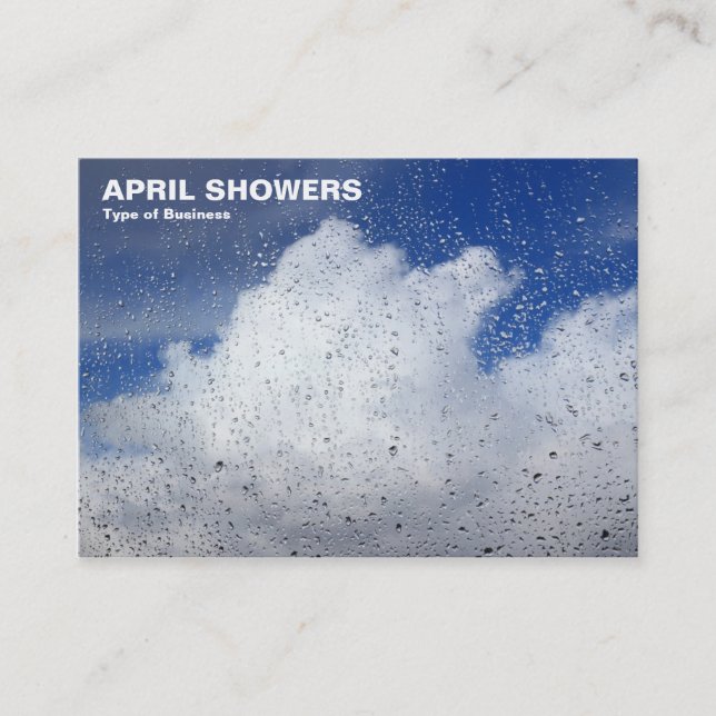 Tarjeta De Visita April Showers (Anverso)