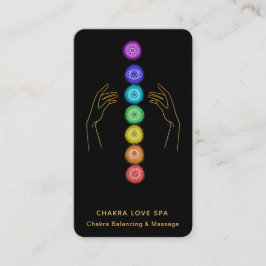 Tarjeta De Visita *~* Aprovecha Los Símbolos Chakra + Manos De Curac