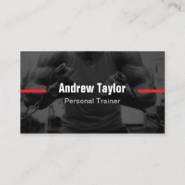 Tarjeta De Visita Aptitud moderna que entrena al instructor personal