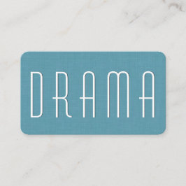 Tarjeta De Visita Aqua ACTOR Estilo simple V49