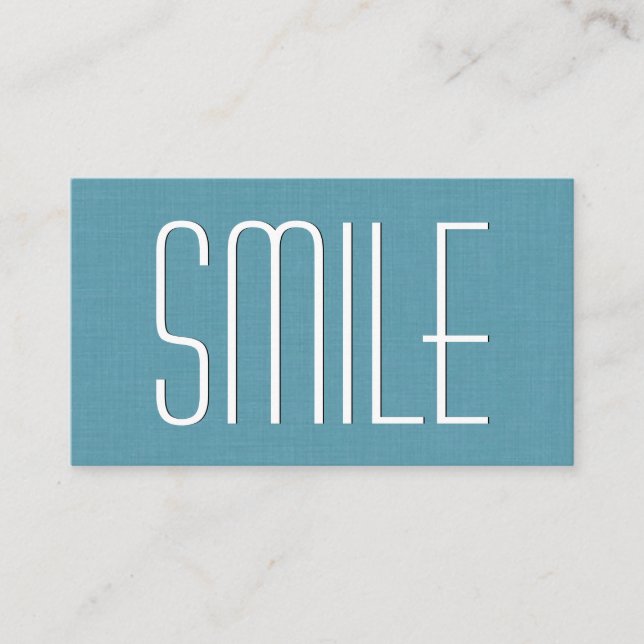 Tarjeta De Visita Aqua DENTIST Simple Style V63C (Anverso)