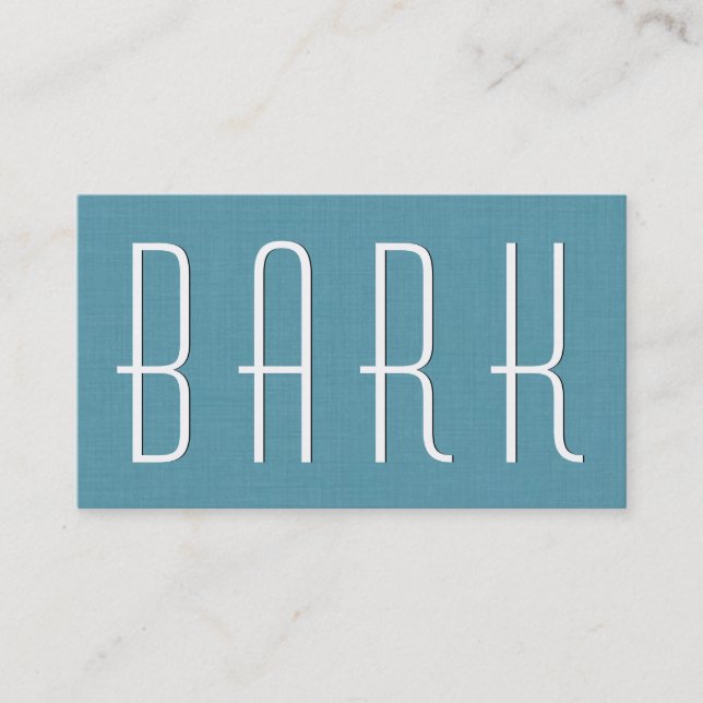 Tarjeta De Visita Aqua PET CARE BUSINESS Simple Style V63E (Anverso)