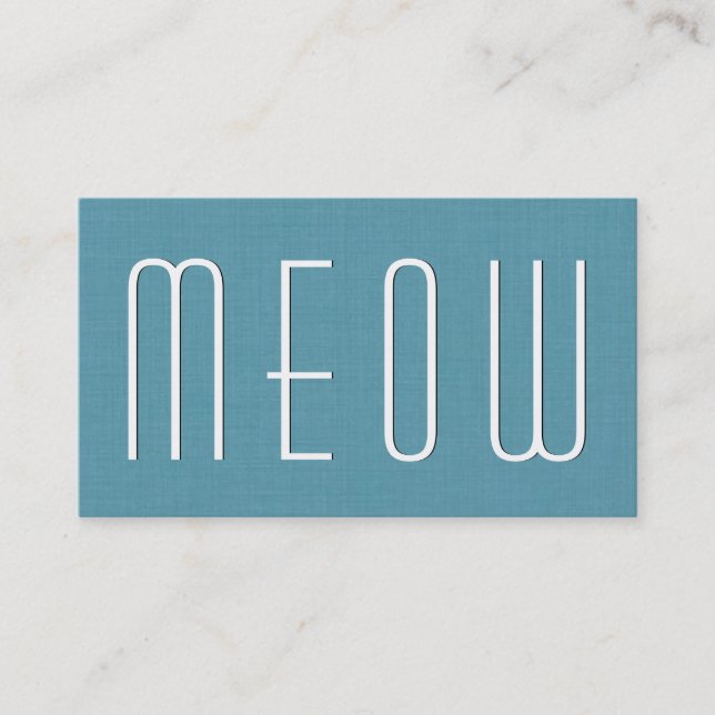 Tarjeta De Visita Aqua PET CARE BUSINESS Simple Style V63F (Anverso)