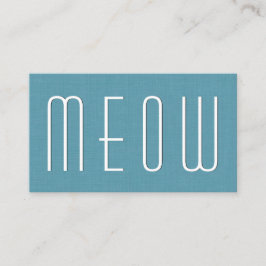 Tarjeta De Visita Aqua PET CARE BUSINESS Simple Style V63F