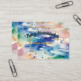Tarjeta De Visita Aquarell