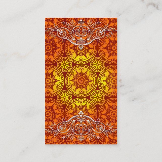 Tarjeta De Visita Arabesque del Victorian, GLORIOSA (Anverso)