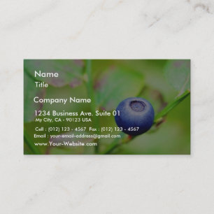 Tarjeta De Visita Arándano