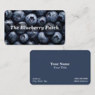 Tarjeta De Visita Arándano/arándanos/Fruta