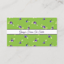 Arándanos de arándano verde a mesa