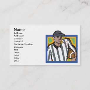 Tarjeta De Visita Árbitro