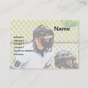 Tarjeta De Visita árbitro de béisbol